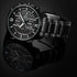 CASIO EDIFICE BLACK ILLUMINATOR WATCH EFR533BK1A - MIRROR VIEW