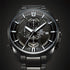 CASIO EDIFICE BLACK ILLUMINATOR WATCH EFR533BK1A - DIAL CLOSE-UP