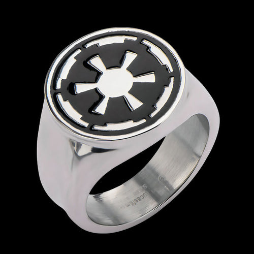 STAR WARS IMPERIAL SIGNET RING STAINLESS STEEL