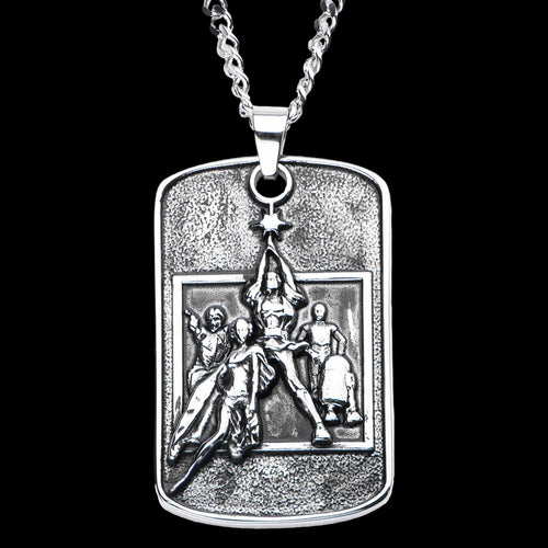 STAR WARS 1977 MOVIE POSTER DOG TAG NECKLACE