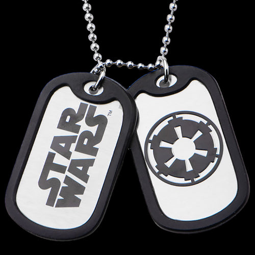 STAR WARS IMPERIAL STORMTROOPER DOGTAG NECKLACE - BACK VIEW
