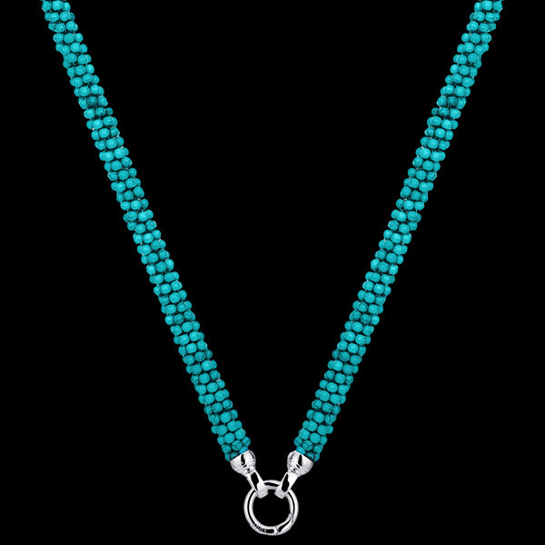 KAGI TURQUOISE WEAVE 47CM NECKLACE