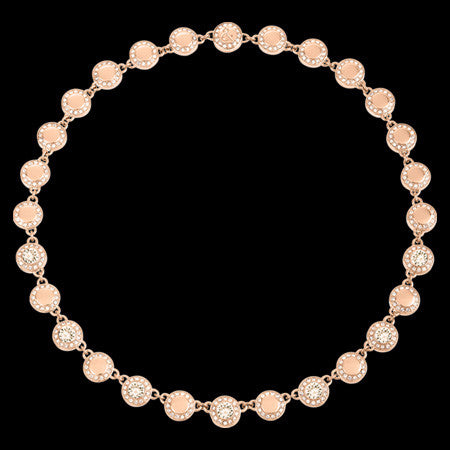 LOLA & GRACE ALL-AROUND COLLIER ROSE GOLD NECKLACE