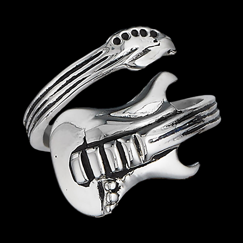 STAINLESS STEEL COILED GUITAR RING