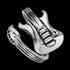 STAINLESS STEEL COILED GUITAR RING - VIEW 2
