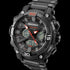 SEKONDA MEN'S DIGITAL BLACK & RED MULTIFUNCTION WATCH - TILT VIEW