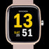 SEKONDA MOTION PINK SMART WATCH - DIAL CLOSE-UP
