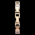 SEKSY LADIES ROCKS MINIMAL ROSE GOLD BLACK CRYSTAL BRACELET WATCH - BACK VIEW