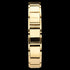 SEKSY LADIES AURORA GOLD CRYSTAL BRACELET WATCH - BACK VIEW