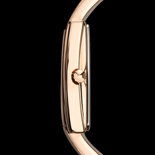 SEKSY LADIES DECO ROSE GOLD BRACELET WATCH - SIDE VIEW