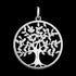 THOMAS SABO SILVER TREE OF LOVE CZ PENDANT - BACK VIEW