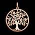 THOMAS SABO ROSE GOLD TREE OF LOVE CZ PENDANT - BACK VIEW