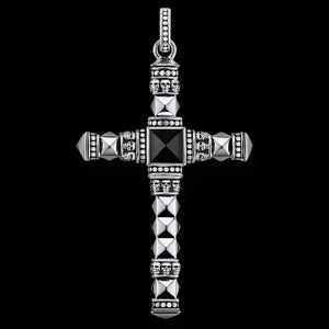 THOMAS SABO PYRAMID SKULL CROSS PENDANT