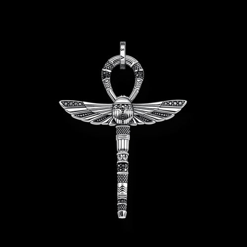 THOMAS SABO CROSS OF LIFE ANKH SCARAB PENDANT