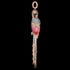 THOMAS SABO ROSE GOLD RAINBOW PARROT PENDANT - SIDE VIEW