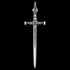 THOMAS SABO SILVER CROWN HILT SWORD PENDANT