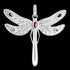 THOMAS SABO SILVER DRAGONFLY PENDANT - BACK VIEW