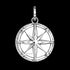 THOMAS SABO SILVER TURQUOISE COMPASS PENDANT  - BACK VIEW