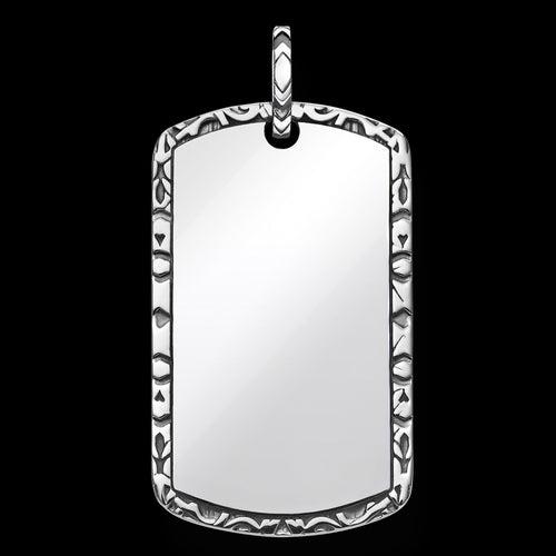 THOMAS SABO SILVER DOG TAG PENDANT