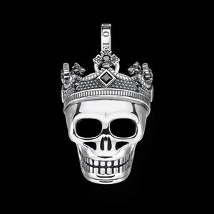 THOMAS SABO SILVER CROWN SKULL PENDANT
