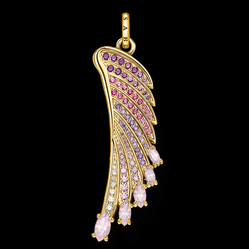 THOMAS SABO GOLD HUMMINGBIRD WING PENDANT