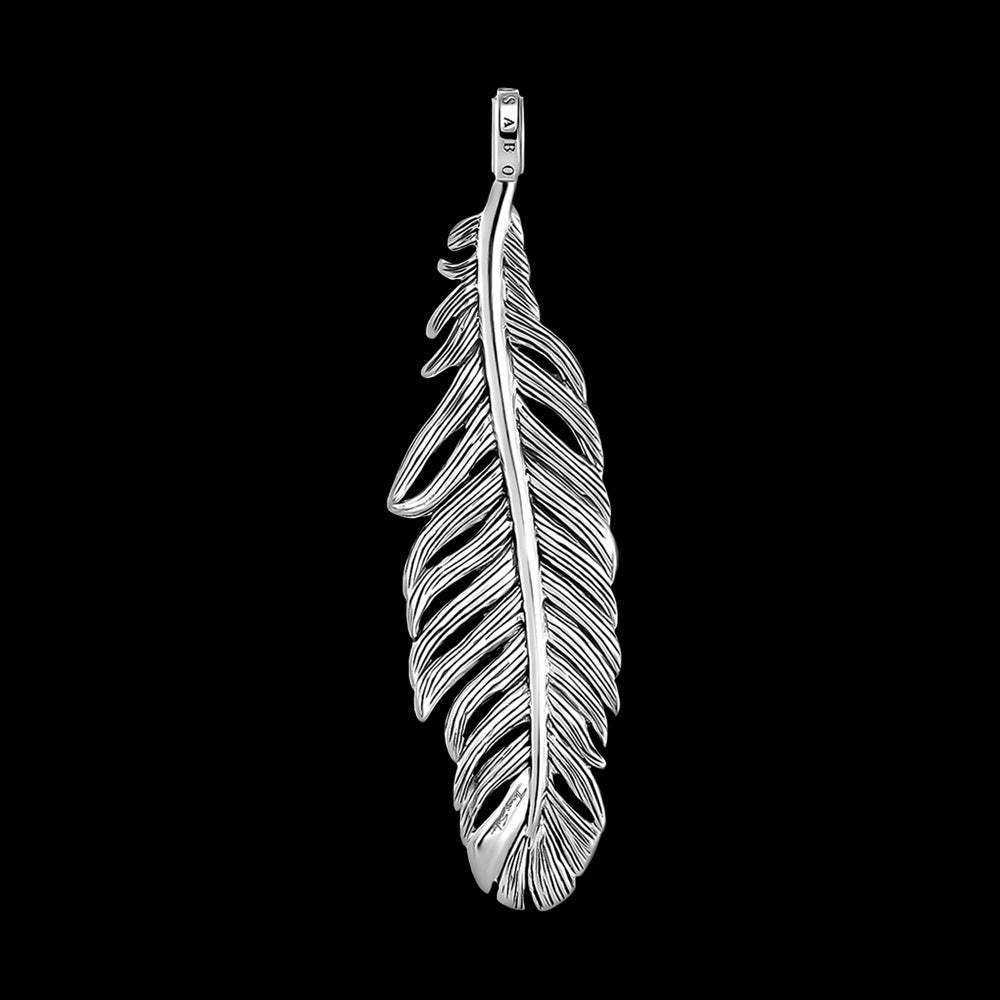 THOMAS SABO FEATHER PENDANT - BACK VIEW