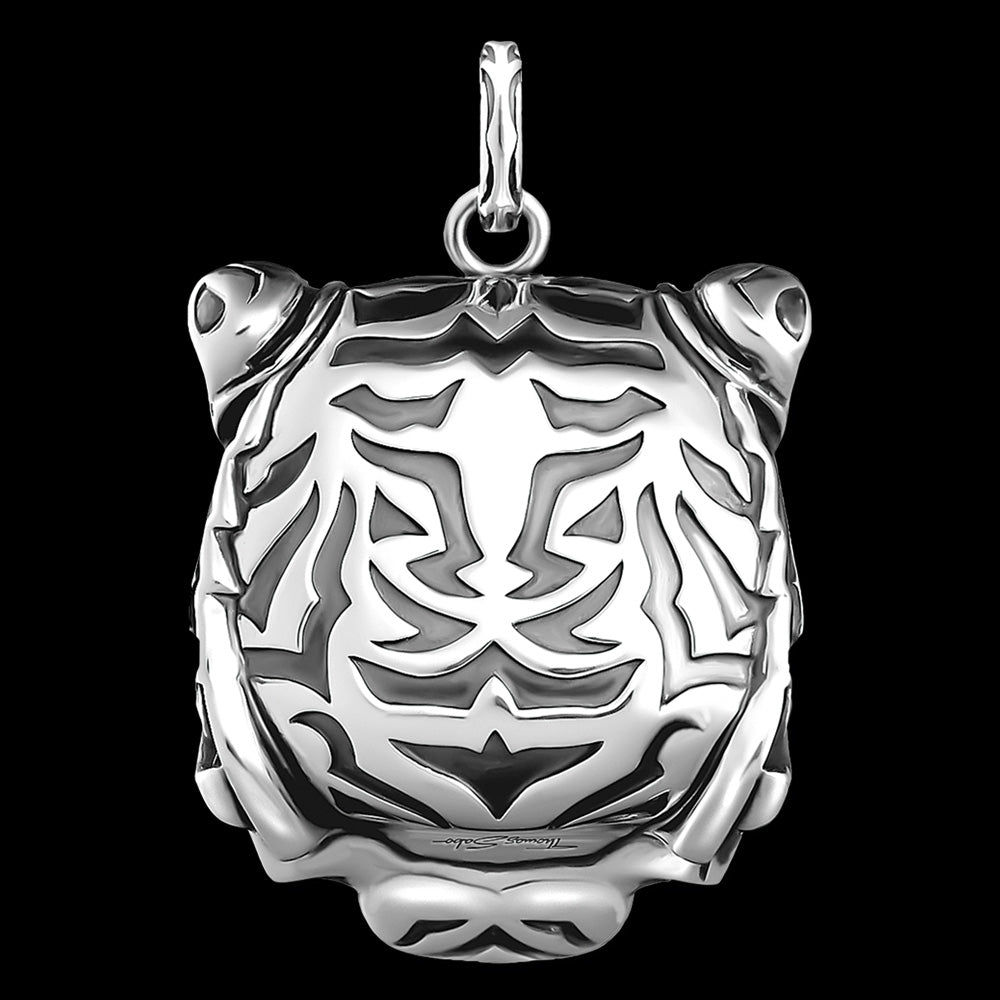 THOMAS SABO TIGER HEAD PENDANT - BACK VIEW