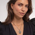 THOMAS SABO TIGER HEAD PENDANT - FEMALE MODEL VIEW