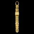 THOMAS SABO GOLD MEDIEVAL CROSS PENDANT - SIDE VIEW