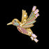 THOMAS SABO GOLD COLOURFUL HUMMINGBIRD PENDANT