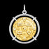 THOMAS SABO GOLD ELEMENTS OF NATURE PENDANT - BACK VIEW