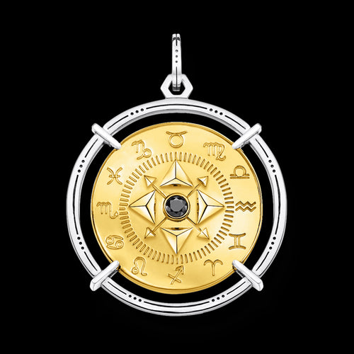 THOMAS SABO GOLD ELEMENTS OF NATURE PENDANT