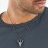 THOMAS SABO BUFFALO HEAD PENDANT - MALE MODEL VIEW