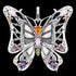 THOMAS SABO SILVER JEWELLED BUTTERFLY LARGE PENDANT