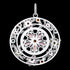 THOMAS SABO SILVER FLOWERS PENDANT - BACK VIEW