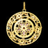 THOMAS SABO GOLD FLOWERS PENDANT - BACK VIEW