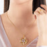 THOMAS SABO GOLD FLOWERS PENDANT - MODEL VIEW