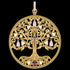 THOMAS SABO GOLD TREE OF LOVE CANDELABRA PENDANT