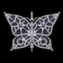 THOMAS SABO SILVER BUTTERFLY STAR MOON LARGE PENDANT