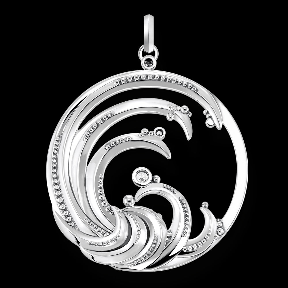 THOMAS SABO OCEAN WAVES PENDANT - BACK VIEW
