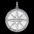 THOMAS SABO SILVER ONYX COMPASS PENDANT - BACK VIEW