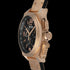 TW STEEL CANTEEN ROSE GOLD & BLACK CHRONO LEATHER WATCH TW1115 - SIDE VIEW