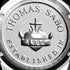 THOMAS SABO MEN'S BLACK SILVER REBEL URBAN WATCH - CASBEACK