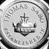 THOMAS SABO MEN'S REBEL ICON BLACK LEATHER CUFF WATCH - CASEBACK