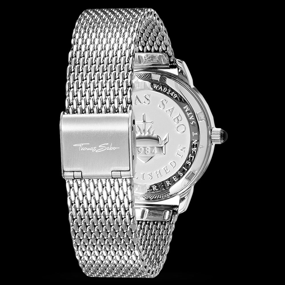 THOMAS SABO LADIES SILVER GLAM SPIRIT WATCH - BACK VIEW