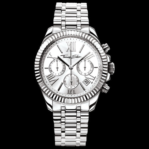 THOMAS SABO LADIES SILVER DIVINE CHRONO WATCH