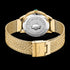 THOMAS SABO LADIES GARDEN SPIRIT GOLD MALACHITE WATCH - BACK VIEW