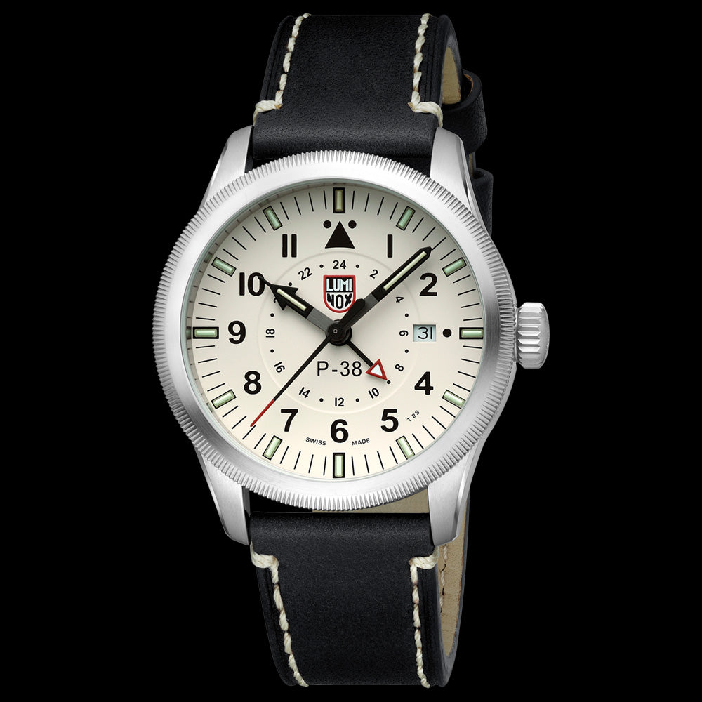 LUMINOX P-38 LIGHTNING AIR PILOT WATCH XA.9527 - TILT VIEW