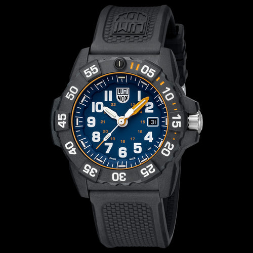 LUMINOX NAVY SEAL FOUNDATION MILITARY DIVE WATCH 3503.NSF - TILT VIEW