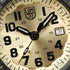 LUMINOX NAVY SEAL GOLD LIMITED EDITION MILITARY WATCH XS.3505.GP.SET - DIAL CLOSE-UP